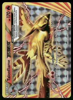 Talonflame BREAK 21/114 Rare BREAK Holo NM Pokemon XY - Steam Siege - Image 1