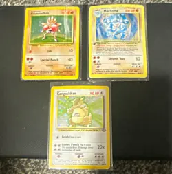 Pokemon TCG WOTC 1999 Holo 3-Card Lot Hitmonchan 7/102 Machamp 8/102 - Image 1