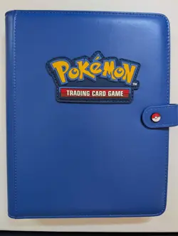 Ultra Pro - Blue Pokemon Premium Snap Binder 4 Pocket Holds 160 cards - Image 1