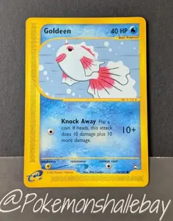 Goldeen 78/147 - Aquapolis Set *EXC* Common Pokemon Card - Image 1