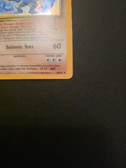 Machamp 8/102 1st Edition Pokemon Card Holo WOTC Base Set LP - Image 4