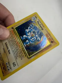 Pokemon TCG GREEN DOT ERROR 1st Edition Machamp 8/102 Base Set Holo MISPRINT - Image 2