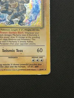 Machamp 8/102 1st Edition | Base Set | Holo Pokemon Card HP - Image 5