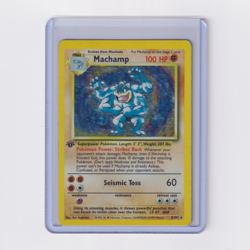 Machamp [1st Edition] #8 Pokemon Base Set Holo 8/102 HP - Image 1