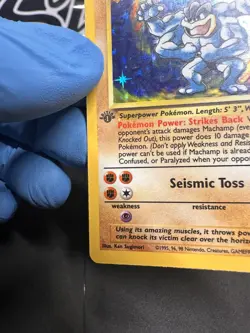 Machamp [1st Edition] #8/102 HOLO Pokemon Base Set LP+ - Image 4