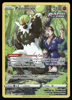 Passimian TG08/TG30 Ultra Rare Holo NM Pokemon SWSH12: Silver Tempest Trainer Ga - Image 1