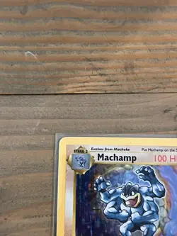 Pokemon Card TCG Machamp 1st EDITION Holo Rare Shadowless Base Set 8/102 LP - Image 2