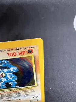 Pokemon TCG Machamp 8/102 Base Set 1st Edition Holo Rare 1999 - Image 4