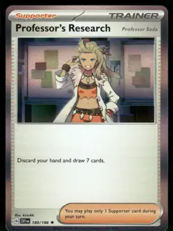 Professor's Research - 189/198 Rare Holo NM Pokemon SV01: Scarlet & Violet Base - Image 1