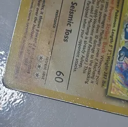 Pokemon TCG Machamp Holo Card Base Set 1st Edition 8/102 - Image 2