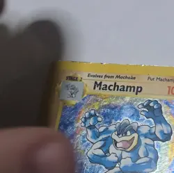 Pokemon TCG Machamp Holo Card Base Set 1st Edition 8/102 - Image 3