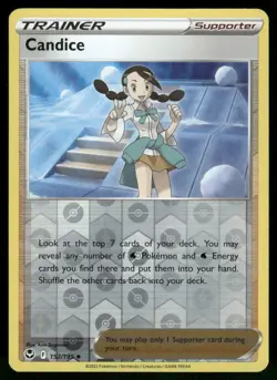 Candice 152/195 Uncommon Reverse Holo NM Pokemon SWSH12: Silver Tempest - Image 1