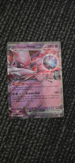Team Rocket's Mewtwo ex Double Rare 079/217 - Me: Ascended Heroes - Pokemon TCG - Image 1