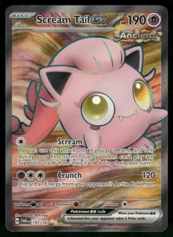 Scream Tail ex - 197/167 Ultra Rare Holo NM Pokemon SV06: Twilight Masquerade - Image 1