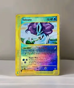 Pokemon Card SUICUNE 37/147 Reverse HOLO Aquapolis - Rare English Card! - Image 1