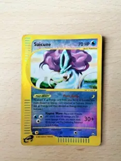 Pokemon Card SUICUNE 37/147 Reverse HOLO Aquapolis - Rare English Card! - Image 2