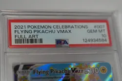 2021 Pokemon Celebrations Flying Pikachu VMAX 007/025 PSA 10 GEM MINT - Image 4