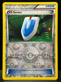VS Seeker 109/119 XY Phantom Forces Uncommon Reverse Holo Pokemon Card LP - Image 1
