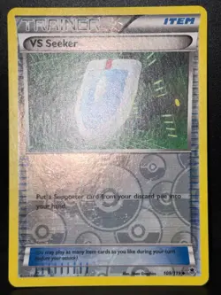 VS Seeker 109/119 XY Phantom Forces Uncommon Reverse Holo Pokemon Card LP - Image 2