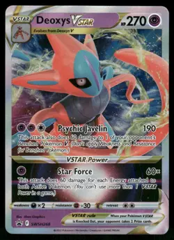 Deoxys VSTAR - SWSH268 Promo Holo NM Pokemon SWSH: Sword & Shield Promo Cards - Image 1