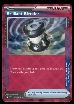 Brilliant Blender 164/191 ACE SPEC Rare Holo NM Pokemon SV08: Surging Sparks - Image 1
