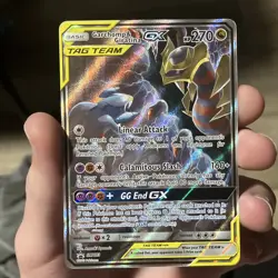 Pokemon TCG Garchomp & Giratina GX SM193 TAG TEAM Promo Holo SM193 - Image 1
