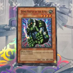 AST-014 Stone Statue of The Aztecs Ultra Rare 1st Edition MP! YuGiOh TCG - Image 1