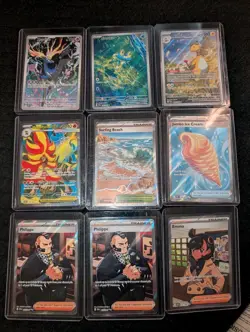 Pokemon Mega Evolutions Chaos Rising Full Art Illustration Rare Lot Master Set - Image 1