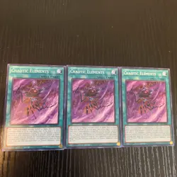 Yugioh! 3x Chaotic Elements ALIN-EN067 Common 1st Ed NM - Image 1