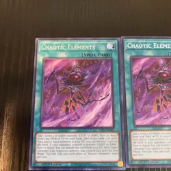 Yugioh! 3x Chaotic Elements ALIN-EN067 Common 1st Ed NM - Image 2