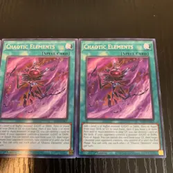 Yugioh! 3x Chaotic Elements ALIN-EN067 Common 1st Ed NM - Image 3