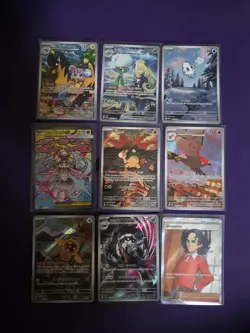 Pokemon TCG Illustration Rare + Full Art Bundle multiple sets Job Lot Bulk - Image 1