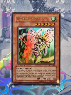 IOC-080 Insect Queen Ultra Rare 1st Edition Very Lightly Played YuGiOh TCG - Image 1