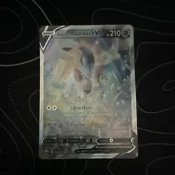 Pokemon Galarian Rapidash V 168/198 Chilling Reign Ultra Rare Full Art Holo - Image 3