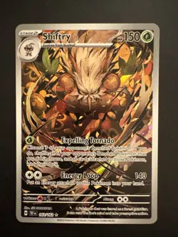 Pokemon TCG Shiftry Full Art Holo Temporal Forces 163/162 Illustration Rare - Image 1