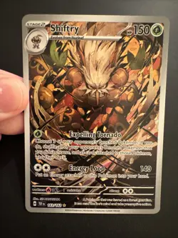 Pokemon TCG Shiftry Full Art Holo Temporal Forces 163/162 Illustration Rare - Image 2