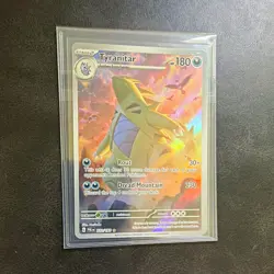 Pokemon TCG Tyranitar Illustration Rare Full Art 222/193 Paldea Evolved Holo EN - Image 1