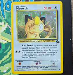 Pokemon TCG Meowth 10 Promo Cards Holo Promo English 2000 Basic 50 HP Wizards - Image 1