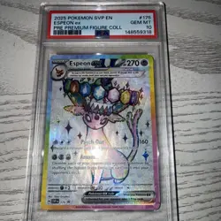 Pokemon TCG PSA 10 Espeon ex SVP175 Sv: Scarlet & Violet Promo Cards Holo - Image 4