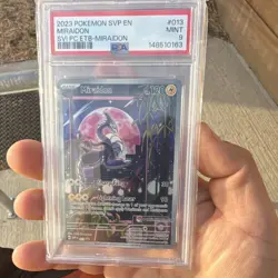 Miraidon 013 SV Scarlet & Violet Promo 2023 Full Art PSA 9 Pokemon centre - Image 1