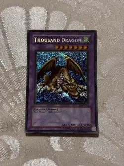 Thousand Dragon MRD-143 REVERSE FOIL ERROR Secret Rare YuGiOh Yu-Gi-Oh NM - Image 1