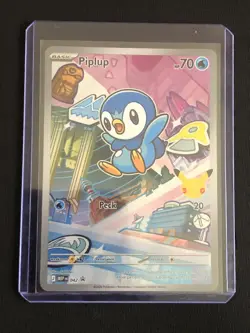 Pokemon TCG Piplup Mega Evolutions Black Star Promo - First Partner Series #042 - Image 1