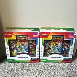 Pokemon TCG First Partner Series 1 Promo Pack Lot 2 (3 Cards Each) - Image 1