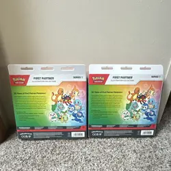 Pokemon TCG First Partner Series 1 Promo Pack Lot 2 (3 Cards Each) - Image 2