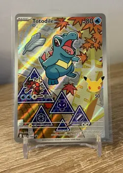 Pokemon TCG Totodile MEP048 Black Star Promo First Partner Series 2 NM - Image 1