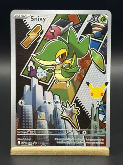 Pokemon TCG: Snivy 049 First Partners Series 2 Black Star Promo Illustration NM - Image 1
