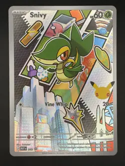 Pokemon TCG: Snivy 049 First Partners Series 2 Black Star Promo Illustration NM - Image 3