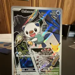 Pokemon TCG Oshawott 51 Black Star Promo First Partners Series 2 NM 💧 - Image 1