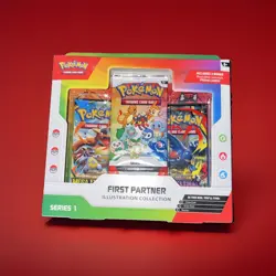 Pokemon TCG First Partner Illustration Collection Series 1 Box English Promo - Image 1