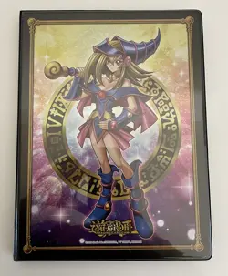 Yugioh Binder Lot Dark Magician Blue-Eyes White Dragon Red-Eyes Black Dragon - Image 1